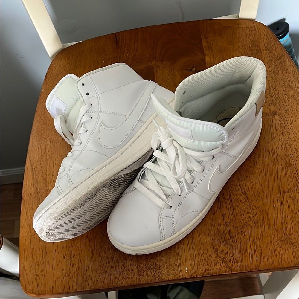 Nike White High-Top Sneakers